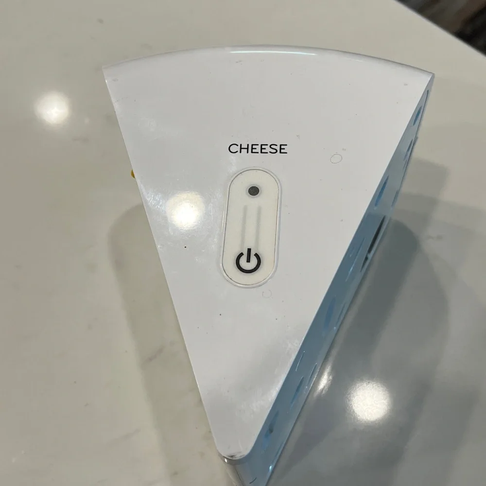 White Cheese Cat Toy